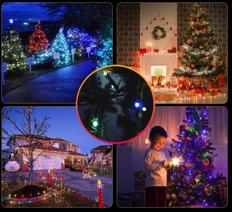 Instalatie de Craciun, Jolly Spirit, joc de lumini, multicolor, 400 lumini, 30 metri [5]