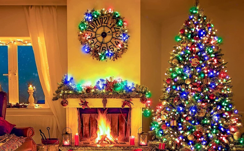 Instalatie de Craciun, Jolly Spirit, joc de lumini, multicolor, 400 lumini, 30 metri [2]