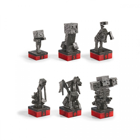 Joc de sah, IdeallStore®, Minecraft - Overworld Heroes vs Hostile Mobs, Multicolor [2]