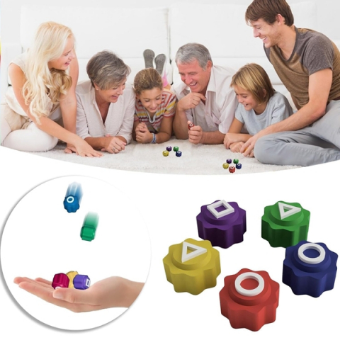 Joc de societate Gonge Gonggi Squid Game set 5 piese multicolor, 3D, 12cm [4]