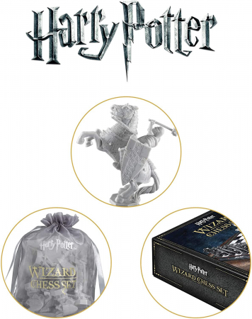Joc sah Harry Potter, Wizard Chess, 47x47 cm, rasina, multicolor [3]