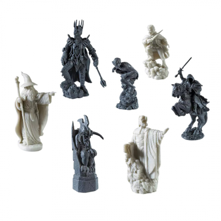 Joc sah Lord of the Rings, Middle Earth Battle, 47x47 cm, rasina, multicolor [2]