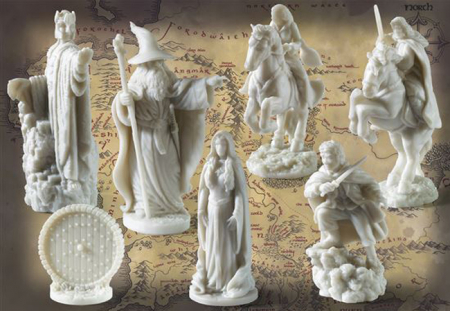Joc sah Lord of the Rings, Middle Earth Battle, 47x47 cm, rasina, multicolor [7]