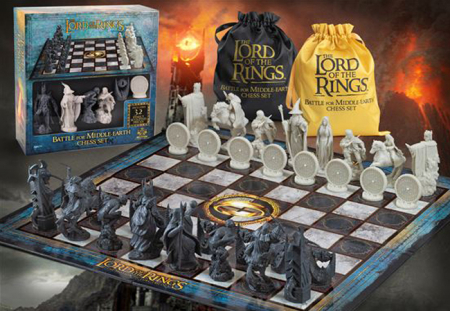 Joc sah Lord of the Rings, Middle Earth Battle, 47x47 cm, rasina, multicolor [11]