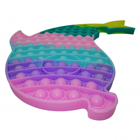 Jucaria antistres, Pop it Grand, model delfin, 41 cm, multicolor, 41x24 cm [2]