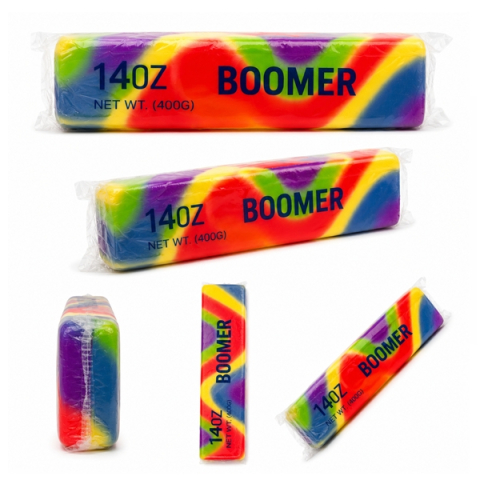 Jucărie Antistres Squishy Boomer Rainbow  DEPOX®, 400 g, multicolor [2]