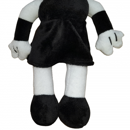 Jucarie de plus IdeallStore® Bendy And The Ink Machine, Alice Angel, 30 cm, negru [5]
