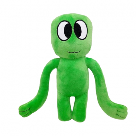 UNIVERSUL COPIILOR - Jucarie de plus IdeallStore® Rainbow Friends Roblox, Green Friend, 29 cm, verde