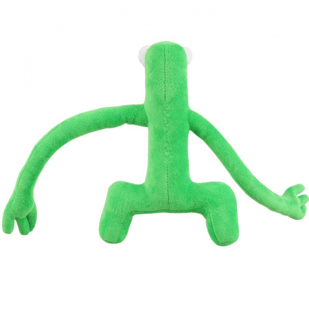 Jucarie de plus IdeallStore® Rainbow Friends Roblox, Green Monster, 24 cm, verde [1]