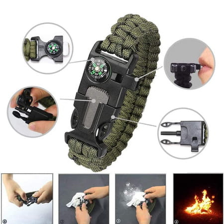 Kit de supravietuire IdeallStore®, Savivour Assistent, 20 elemente multifunctionale, negru [7]