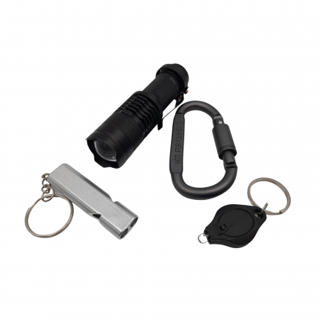 Kit de supravietuire IdeallStore®, Self Saviour, 12 elemente multifunctionale, negru [5]