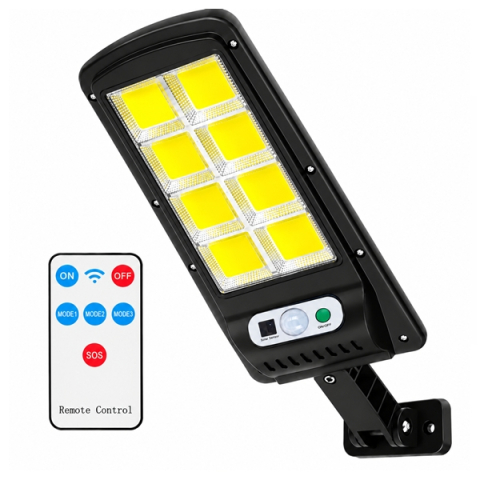 Accesori casa & gradina - Lampă Solară Stradală LED DEPOX®, Senzor de Mișcare, Telecomandă, IP65, Iluminare Exterior