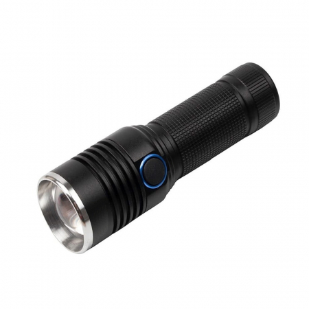 Lanterna de supravietuire IdeallStore®, Lichthelfer, metalica, LED, USB, zoom, negru [1]