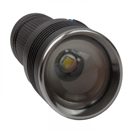 Lanterna de supravietuire IdeallStore®, Lichthelfer, metalica, LED, USB, zoom, negru [4]