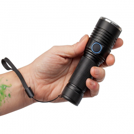 Lanterna de supravietuire IdeallStore®, Lichthelfer, metalica, LED, USB, zoom, negru [9]