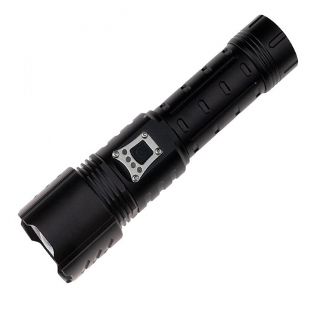 Lanterna de supravietuire IdeallStore®, Unmittelbare Rettung, metalica, LED, USB, zoom, negru [5]
