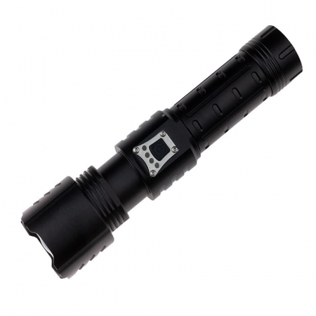 Lanterna de supravietuire IdeallStore®, Unmittelbare Rettung, metalica, LED, USB, zoom, negru [6]