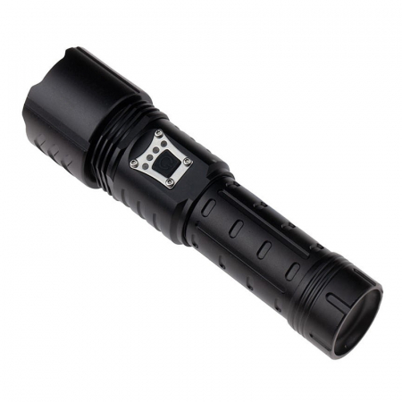 Lanterna de supravietuire IdeallStore®, Unmittelbare Rettung, metalica, LED, USB, zoom, negru [3]