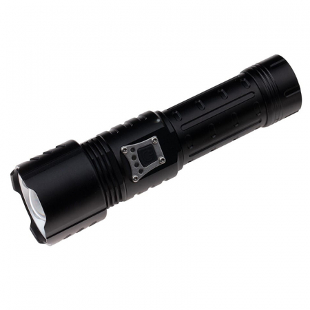 Lanterna de supravietuire IdeallStore®, Unmittelbare Rettung, metalica, LED, USB, zoom, negru [2]