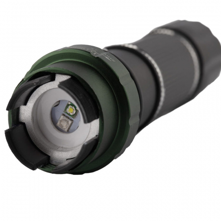 Lanterna UV IdeallStore®, Power Style, 5000 lumeni, doua diade, functie zoom, full metalic, 15 cm [9]