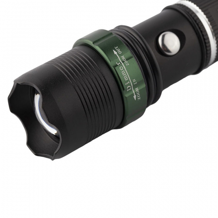 Lanterna UV IdeallStore®, Power Style, 5000 lumeni, doua diade, functie zoom, full metalic, 15 cm [4]