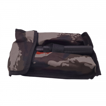 Lopata multifunctionala IdeallStore®, Camper Society, 8 in 1, otel inoxidabil, 47 cm, negru [6]