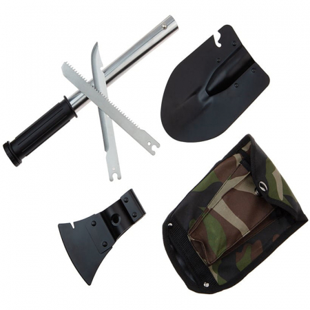 Lopata multifunctionala IdeallStore®, High Society, 8 in 1, otel inoxidabil, 51 cm, negru [1]