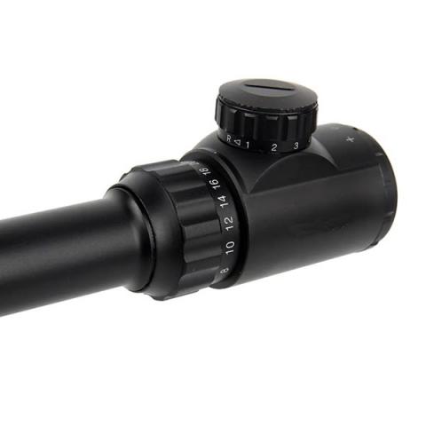Luneta Airsoft, 6-24X50, tinta cu fascicul LED, metalic, 39.5 cm, negru [4]