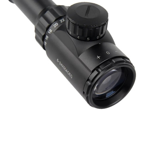 Luneta Airsoft, 6-24X50, tinta cu fascicul LED, metalic, 39.5 cm, negru [2]