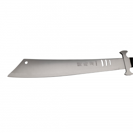 Maceta de vanatoare, Asian Level, 57 cm, otel inoxidabil, teaca inclusa, argintiu [3]