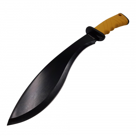 Maceta de vanatoare IdeallStore®, Hunt Partner, 43.5 cm, otel inoxidabil, neagra, teaca inclusa [2]