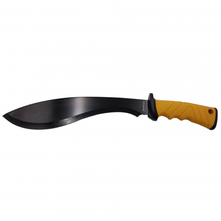 Maceta de vanatoare IdeallStore®, Hunt Partner, 43.5 cm, otel inoxidabil, neagra, teaca inclusa [1]