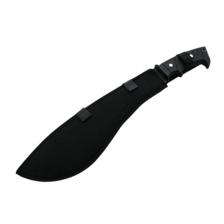 Maceta de vanatoare IdeallStore®, Last Resort, 42.5 cm, otel inoxidabil, negru, teaca inclusa [4]