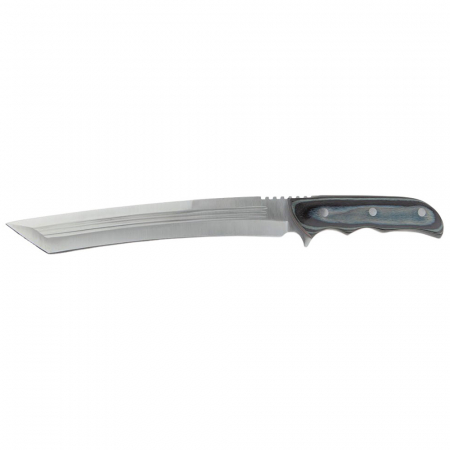 Maceta de vanatoare IdeallStore®, Namor Wrath, 45 cm, argintiu, teaca inclusa [3]