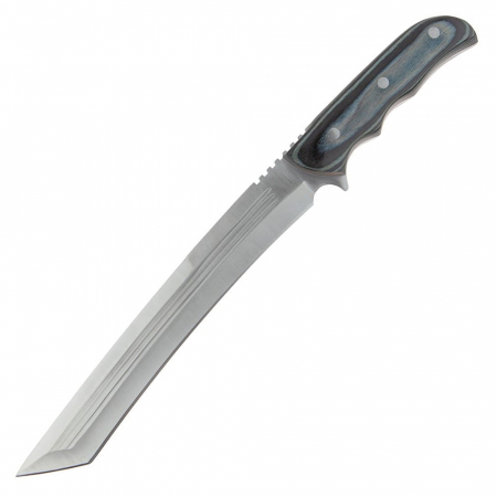 Maceta de vanatoare IdeallStore®, Namor Wrath, 45 cm, argintiu, teaca inclusa [1]