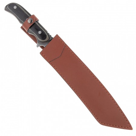 Maceta de vanatoare IdeallStore®, Namor Wrath, 45 cm, argintiu, teaca inclusa [7]