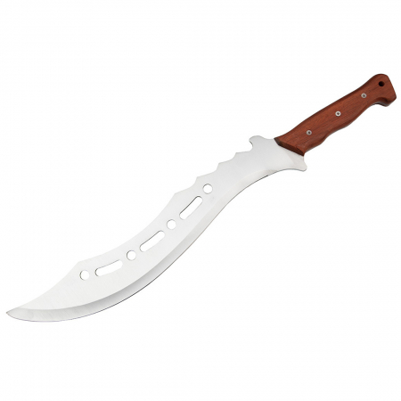 Maceta de vanatoare Ideallstore®, Oriental Blade, otel inoxidabil, 58 cm, maro [1]