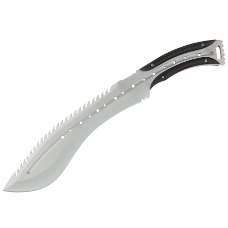 Maceta de vanatoare IdeallStore®, Spiky Friend, 39 cm, otel inoxidabil, argintiu, teaca inclusa [1]
