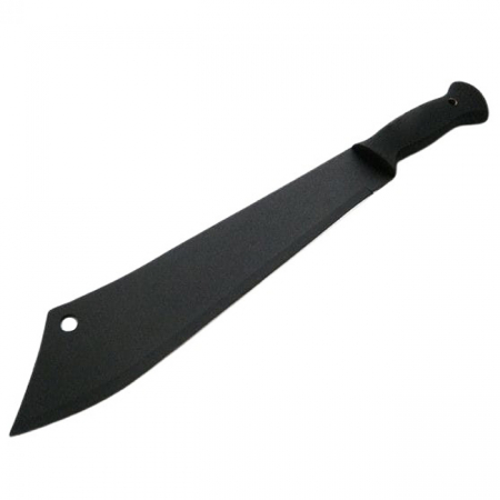 SPORT & TIMP LIBER - Maceta de vanatoare IdeallStore®, Survival Instinct, 45 cm, otel inoxidabil, negru, teaca inclusa
