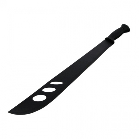 Maceta de vanatoare IdeallStore®, Survival Instinct, 58 cm, otel inoxidabil, negru, teaca inclusa [1]