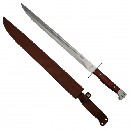 Sabii & Macete - Maceta vanatoare, model AK, otel inoxidabil, 61 cm, argintiu