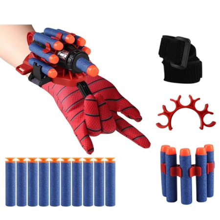 Manusa lansator cu 7 ventuze din burete SpiderMan, IdeallStore®, rosu [1]