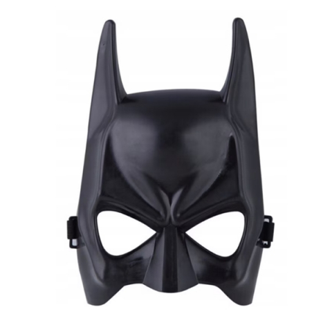 Costume Halloween copii - Masca, Batman, plastic, 22 cm x 15 cm, negru, marime universala