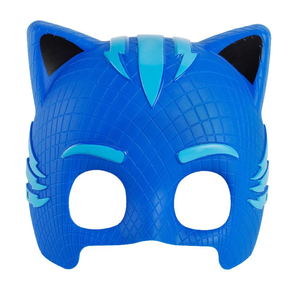 Costume Halloween copii - Masca pentru copii Pisoi Eroi in Pijama, albastra, marime universala