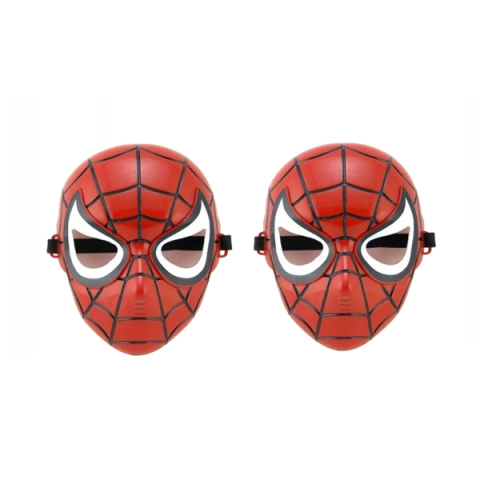 Accesorii costume copii - Set doua masti Spiderman pentru copii DEPOX®, roșie, 22 x 17 cm, cu bandă elastică