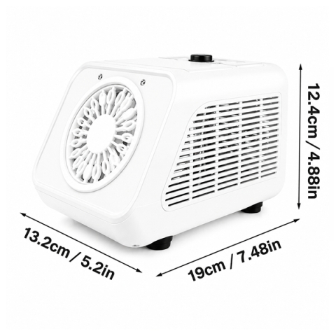 Mașină automată de făcut baloane de săpun cu LED DEPOX®, 2 viteze, peste 15.000 baloane/minut, alb [2]