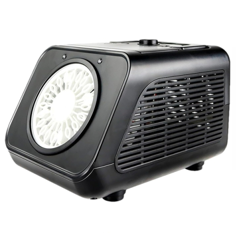Mașină automată de făcut baloane de săpun cu LED DEPOX®, 2 viteze, peste 15.000 baloane/minut, negru [1]