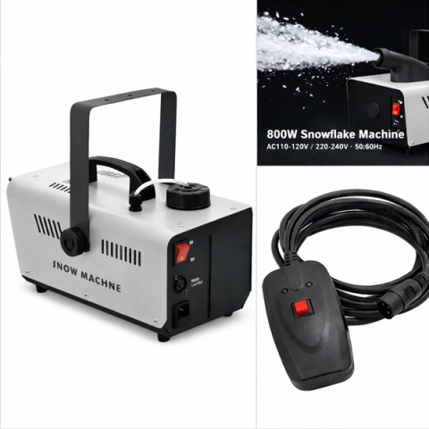 Set mașină de zăpadă profesională 800W si lichid zăpadă artificială, DEPOX®, non-toxic, 5 L [7]