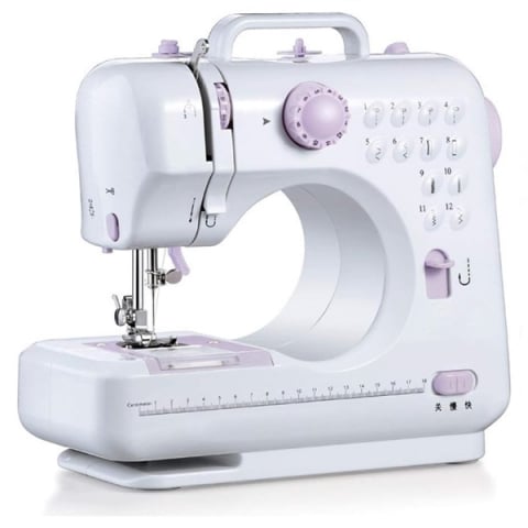 Electrocasnice - Masina de cusut electrica,12 tipuri de cusaturi, lumina integrata, 28x12x26cm