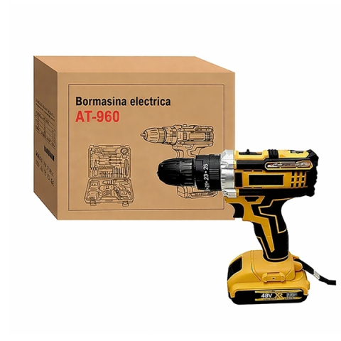 Trusă Bormașină cu Acumulator 48V, DEPOX® 2 Baterii 5.0Ah, 2 Viteze, 42 Nm, 30 Accesorii, Mandrină 13 mm, Cutie Transport [5]